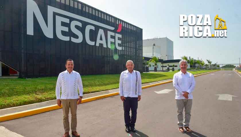 Amlo inaugura planta de Nestle en Veracruz