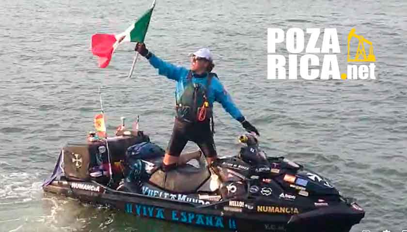Alvaro de Marichalar Saenz de Tejada recorre el mundo en moto acuatica