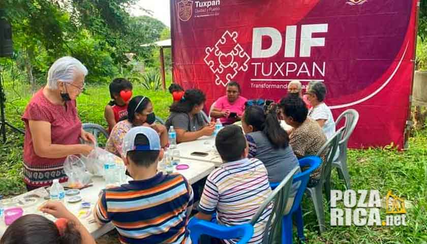 DIF Tuxpan cursos en comunidades