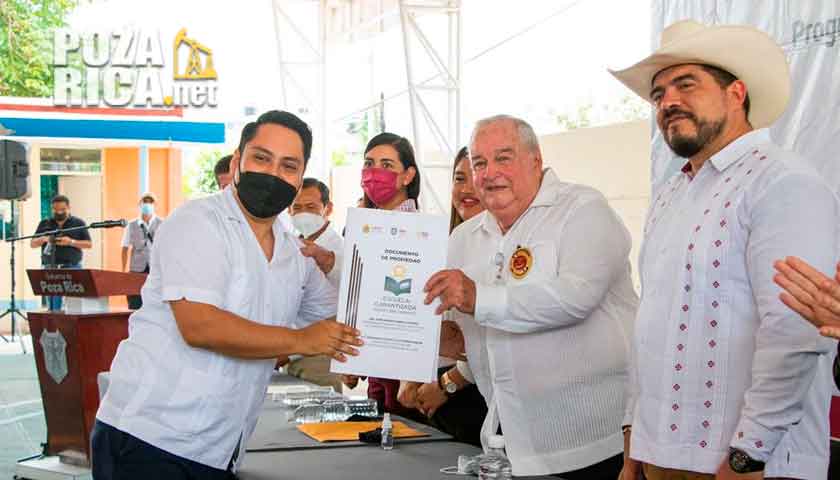 Escuelas beneficiadas