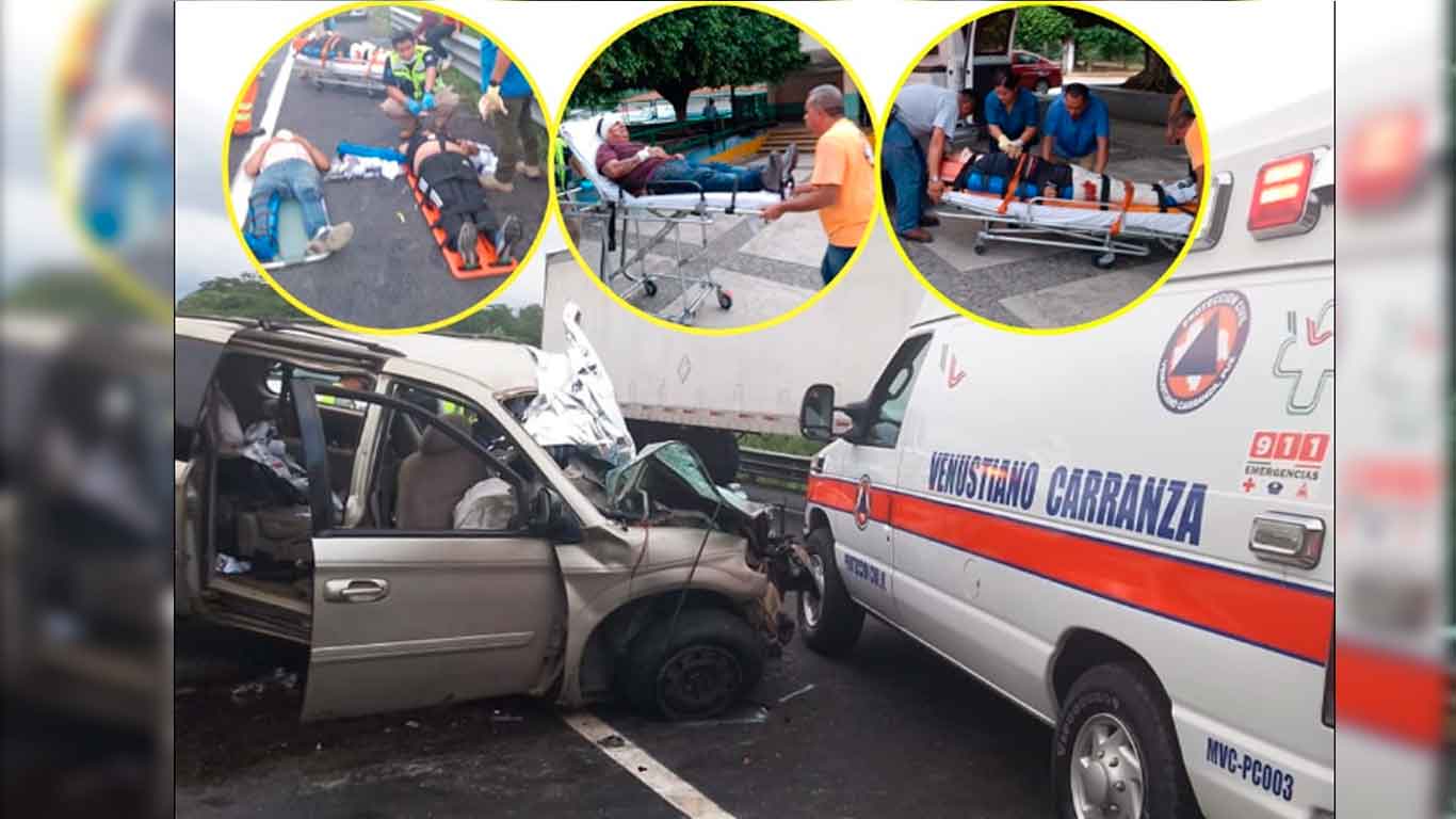 2 Muertos y Varios Heridos en Trágico Accidente en Autopista México-Tuxpan