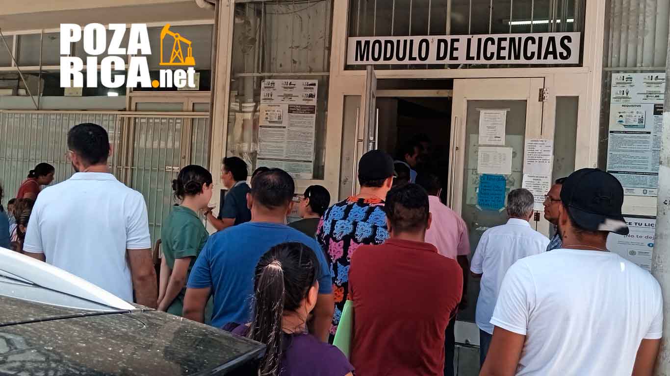 Saturación del Módulo de Expedición de Licencias y Requisitos en Poza Rica