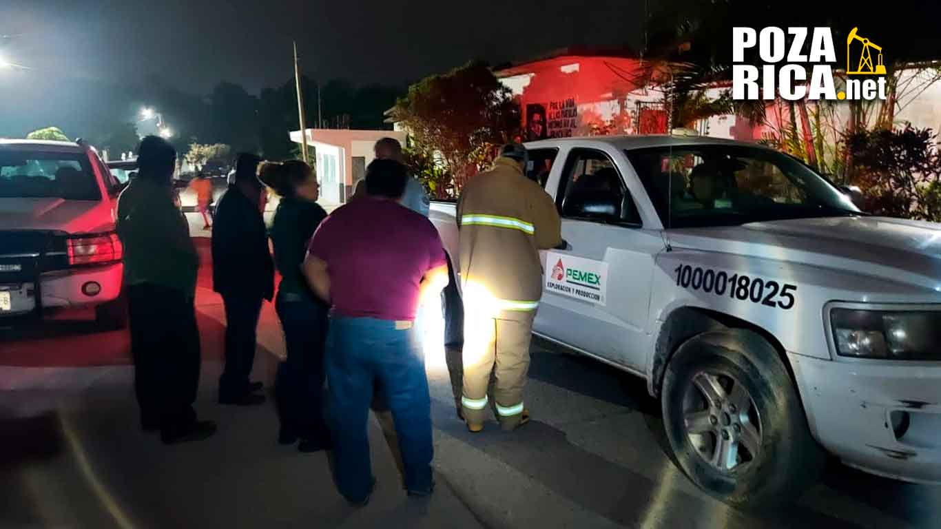 Vecinos de Emiliano Zapata evacuados tras fuerte Estallido en área de Turbinas San Andrés