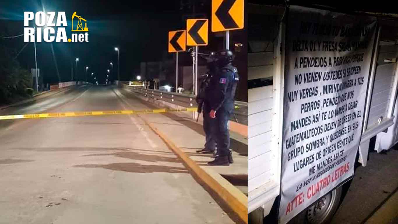 Cuerpos Desmembrados en Puente Tuxpan