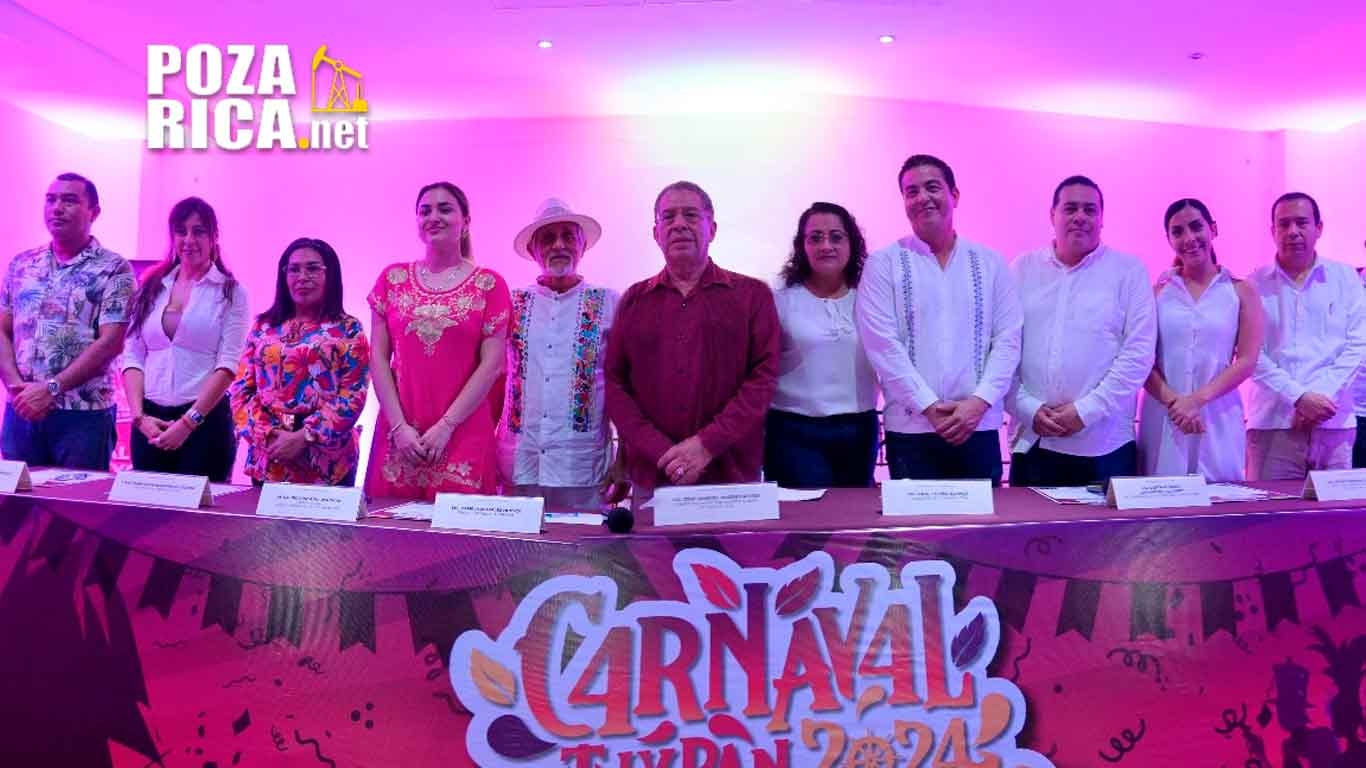 Presentación Oficial del Comité y Convocatorias para el Carnaval Tuxpan 2024