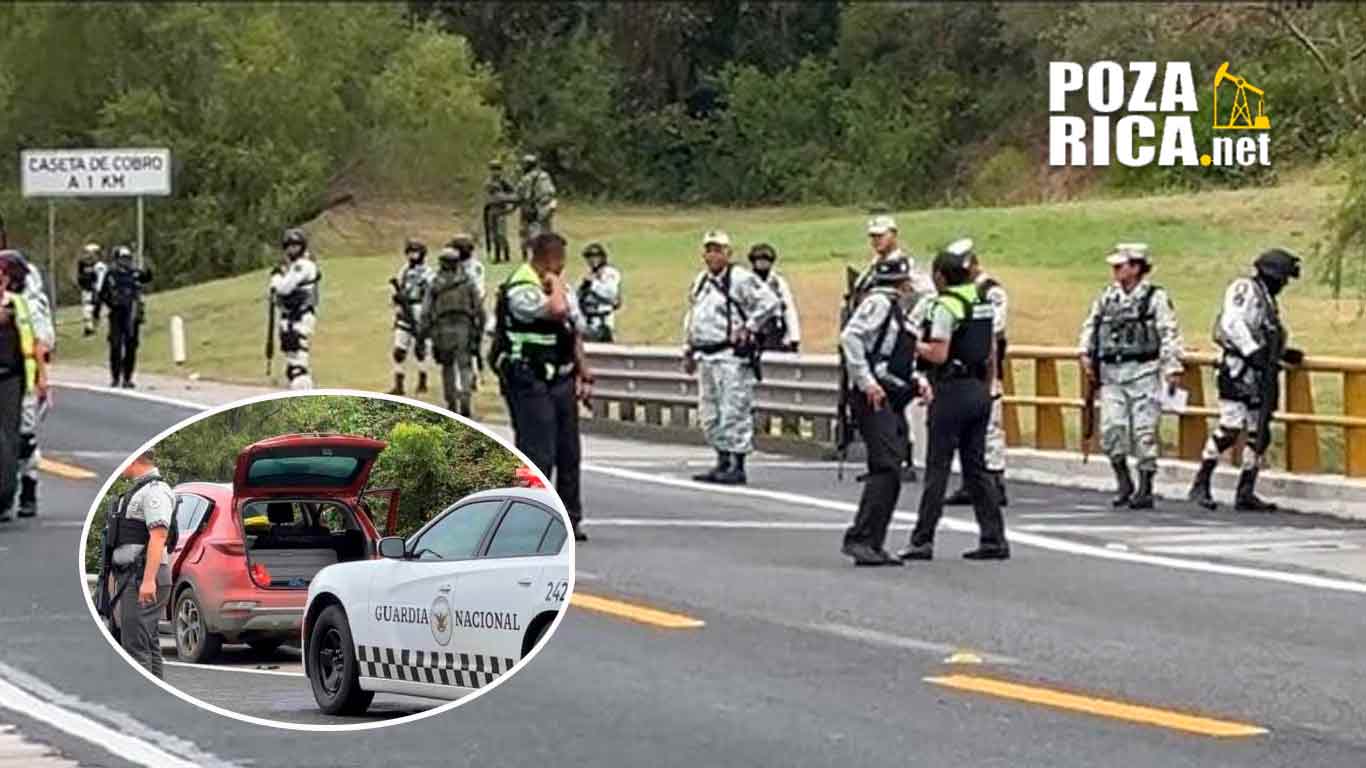 Balacera en Autopista México - Tuxpan: Enfrentamiento entre Guardia Nacional y Civiles