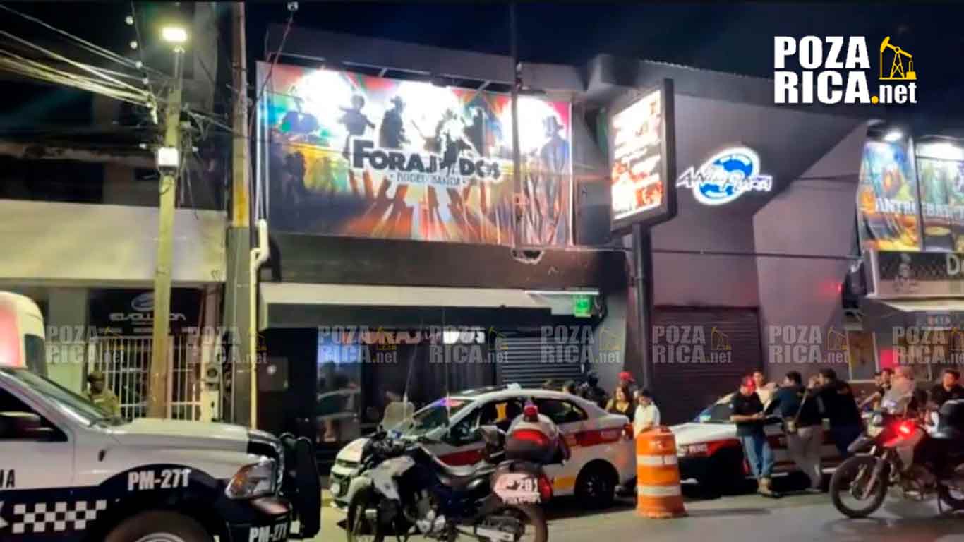 Detención de Ocho Personas en Operativo en Bar de Poza Rica