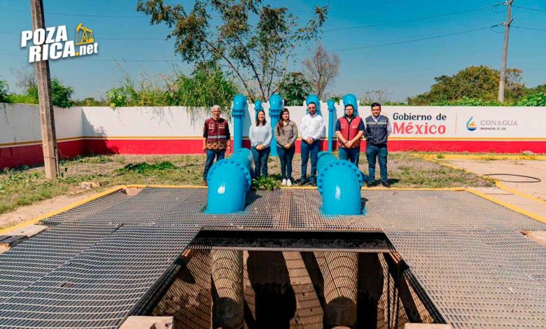 CÁRCAMO DE BOMBEO OPERA AL 100 POR CIENTO EN UN TRABAJO COORDINADO ENTRE EL GOBIERNO DE POZA RICA Y CONAGUA