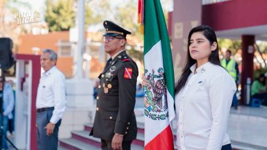 GOBIERNO DE POZA RICA CONMEMORA EL DÍA DE LA BANDERA Y FORTALECE IDENTIDAD CÍVICA EN LA EDUCACIÓN