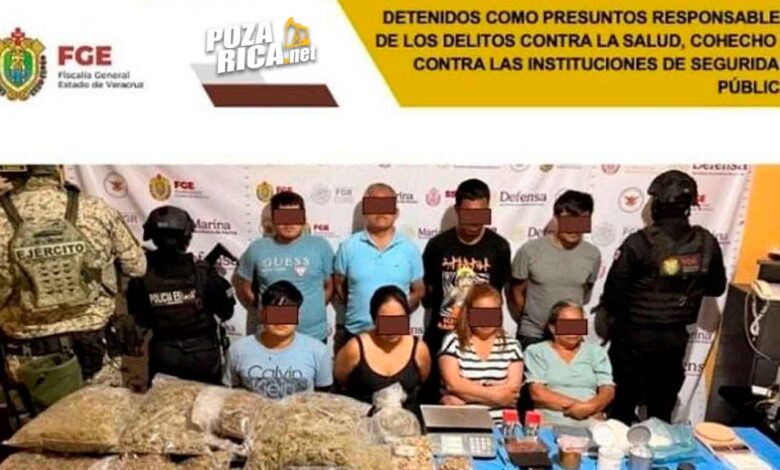 Detienen a hermano de delegada del Bienestar en Poza Rica por presunta posesión de drogas