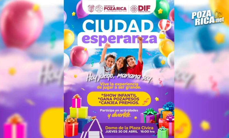 LA ALEGRÍA DE LA NIÑEZ RECORRERÁ POZA RICA: GOBIERNO MUNICIPAL INICIA GRAN CARAVANA DEL DÍA DEL NIÑO