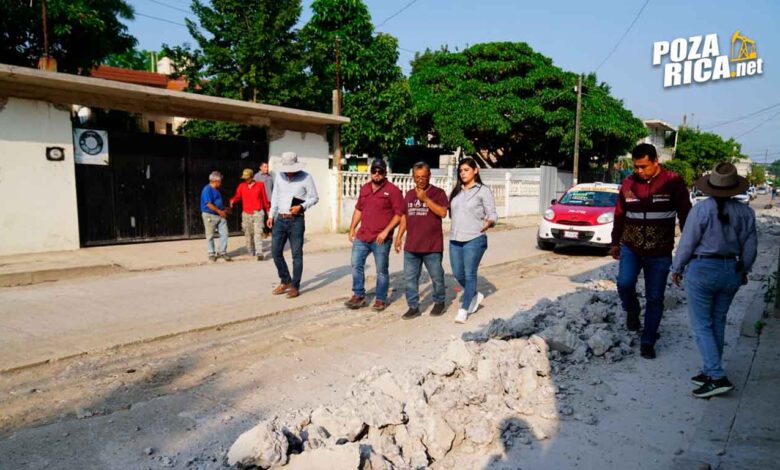OBRAS URGENTES RESUELVEN PROBLEMÁTICA HISTÓRICA EN POZA RICA