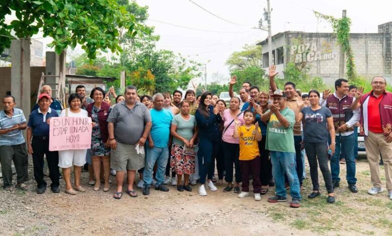 GOBIERNO DE POZA RICA ANUNCIA INICIO DE OBRA EN COLINAS DEL SOL