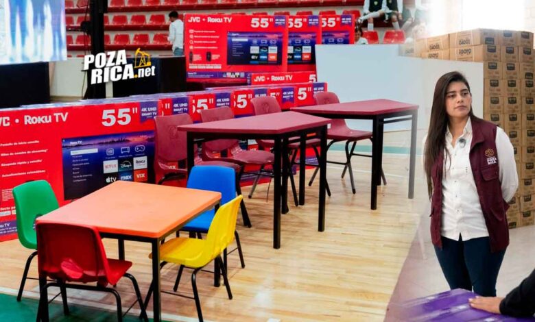 GOBIERNO DEL ESTADO FORTALECE LA EDUCACIÓN EN POZA RICA CON ENTREGA DE MOBILIARIO E INSUMOS ESCOLARES