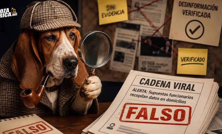 Desmienten cadena viral de WhatsApp sobre supuestos funcionarios que visitan domicilios para recabar datos personales