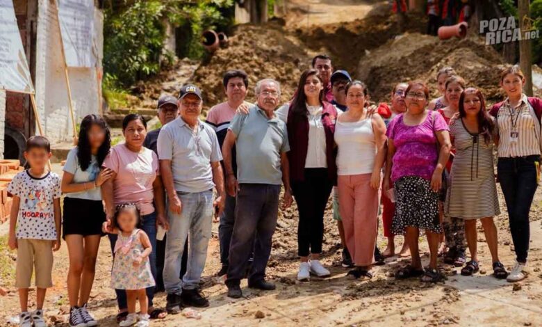 El Gobierno de Poza Rica realizó trabajos de rehabilitación de drenaje en la colonia Manuel Ávila Camacho y dio seguimiento a una obra en proceso en la colonia Óscar Torres Pancardo,