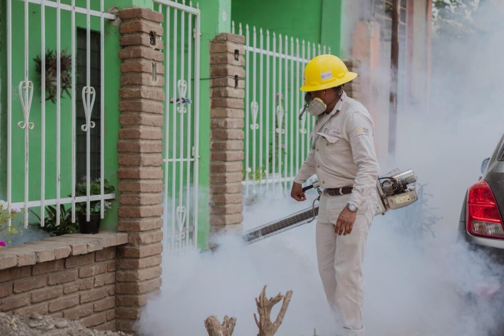 Realizan jornada intensiva para eliminar criaderos de mosquitos en la colonia Palma Sola