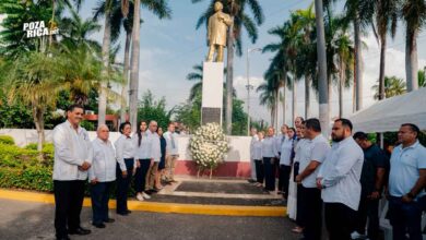 Poza Rica recuerda a Benito Juárez a 154 años de su fallecimiento