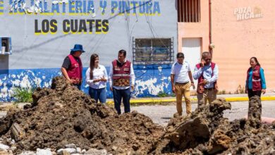 Gobierno de Poza Rica supervisa obras de drenaje sanitario en Cazones y El Vergel