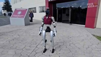 Robots de seguridad del Edomex: cuestionan capacidades de humanoide y perro robot presentados en Palacio Nacional