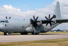 México recibió hoy el primero de dos aviones Super Hércules para la Fuerza Aérea