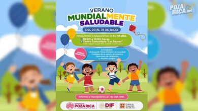 Poza Rica invita a niñas, niños y adolescentes al curso gratuito "Verano Mundialmente Saludable"