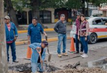 Supervisan trabajos de imagen urbana en distintos puntos de Poza Rica