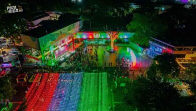 POZA RICA SE VISTE DE FIESTA CON EL ENCENDIDO DE LUCES PATRIAS