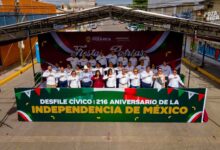 Poza Rica conmemora el 216 aniversario de la Independencia de México con desfile cívico