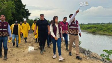 Gobierno de Poza Rica mantiene supervisión preventiva ante condiciones de lluvia
