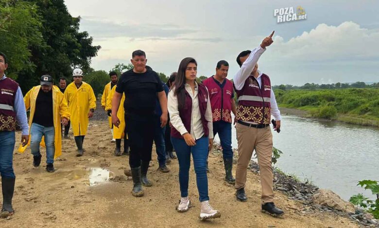 Gobierno de Poza Rica mantiene supervisión preventiva ante condiciones de lluvia