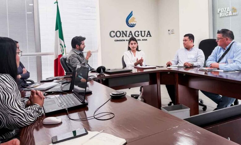 El muro del río Cazones avanza: Adanely da seguimiento al proyecto ante Conagua