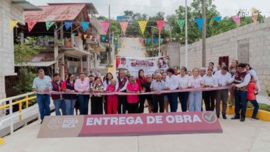 Poza Rica entrega obra de urbanización en la colonia Vicente Herrera