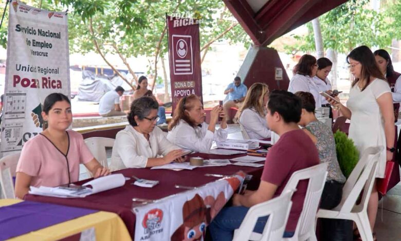 Poza Rica realiza segunda Feria del Empleo con enfoque inclusivo