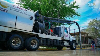 Poza Rica y CAEV trabajan en el cierre de socavones tras reparar fugas de agua