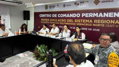 Simulacro con el SAT-VN concluye su primera fase en Poza Rica