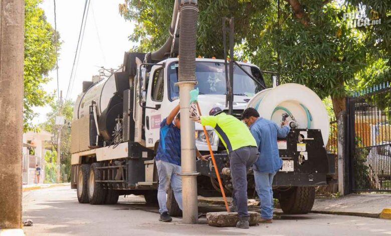 Gobierno de Poza Rica mantiene trabajos permanentes de drenaje en distintos puntos de la ciudad