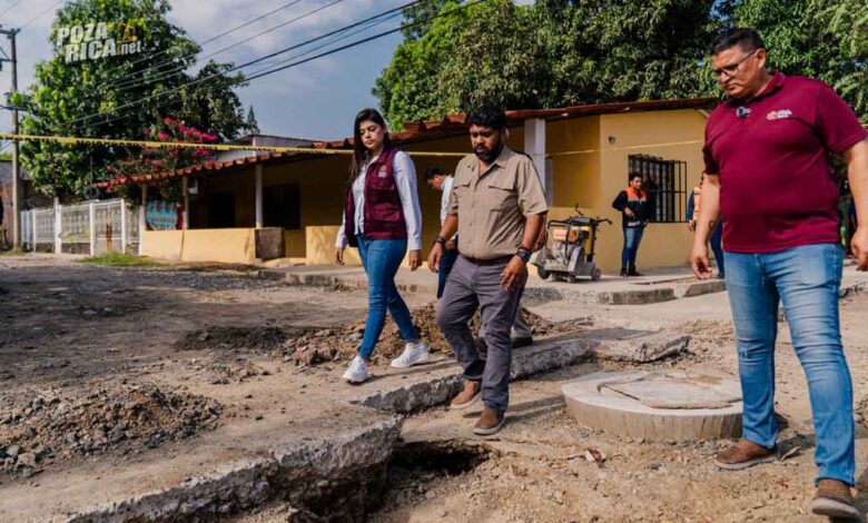 Gobierno de Poza Rica destina 6 millones de pesos a drenajes y pluviales