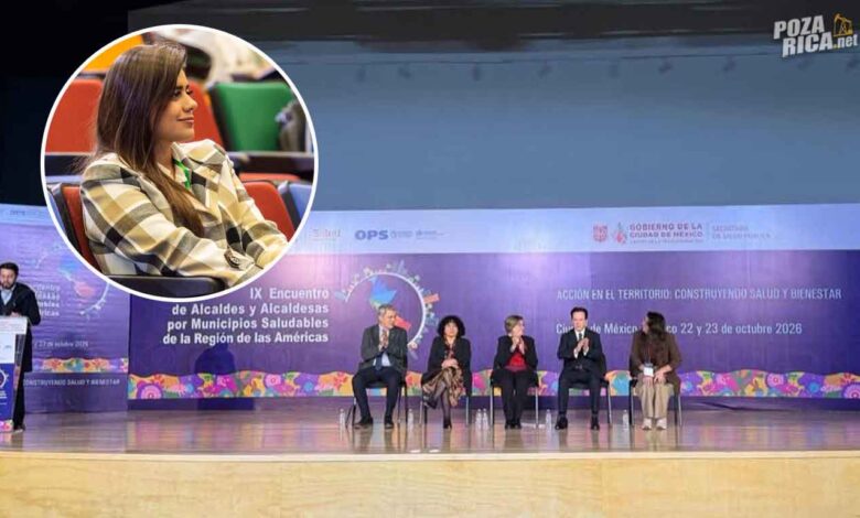 Adanely Rodríguez participa en encuentro internacional de municipios saludables