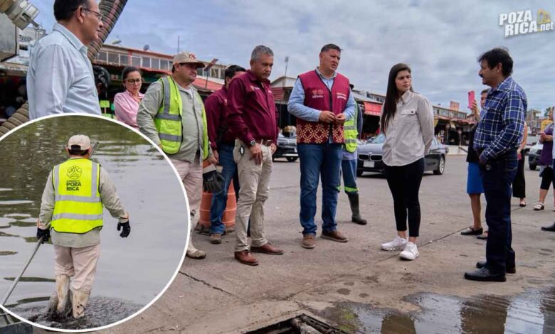 Realizan jornada de limpieza y mantenimiento en la Central de Abastos