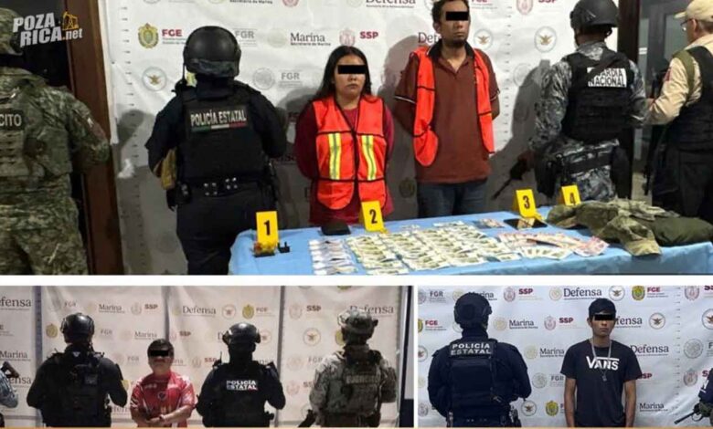 34 detenidos y 120 dosis aseguradas en operativos en Veracruz