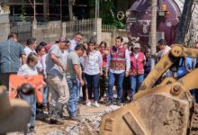 Rehabilitan descarga de drenaje en la colonia Ignacio de la Llave