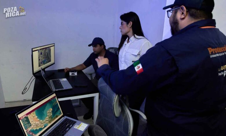 Protección Civil de Poza Rica mantiene vigilancia por clima