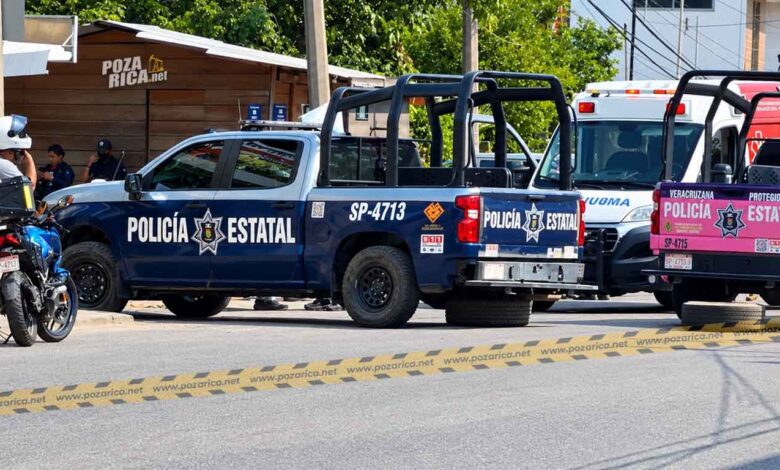 Atacan a mando de la Policía Estatal en Poza Rica